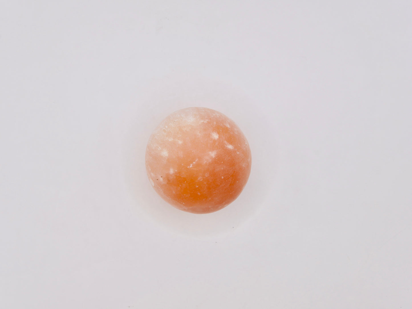Boule en Sélénite orange