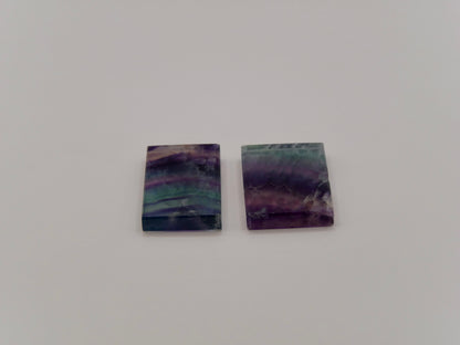 Tranche Fluorite multicolore