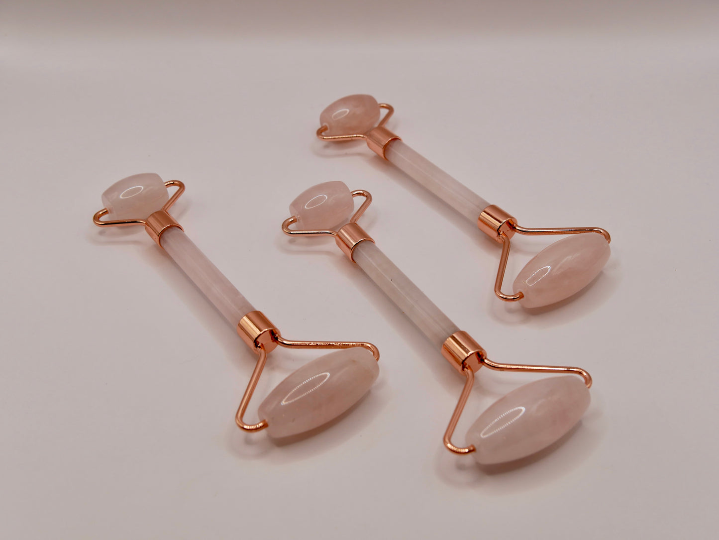 Rouleau de massage Quartz rose